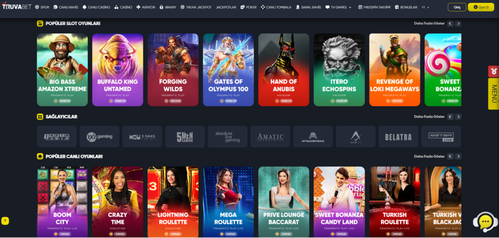 Truvabet yeni giriş sorunsuz